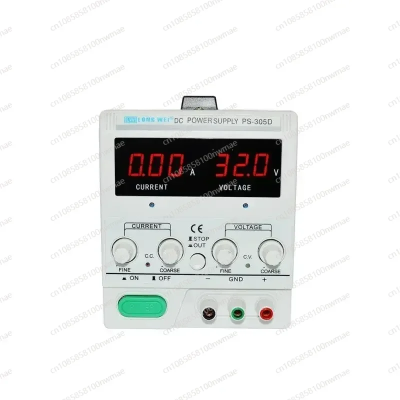 Linear Dc Power Supply Triple Output - Dubbele DC-geregelde voeding Lineaire drievoudige uitgang