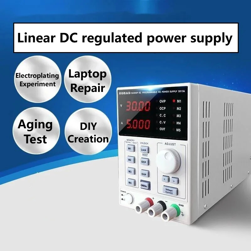 30V 60V 2A 3A 5A 10A Lineaire  - Programmable Dc Power Supply 60V 10A recensie en prijs