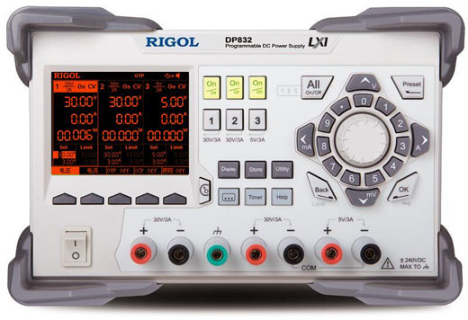 Rigol DP832 3-kanaals programm - Linear Dc Power Supply Triple Output recensie en prijs