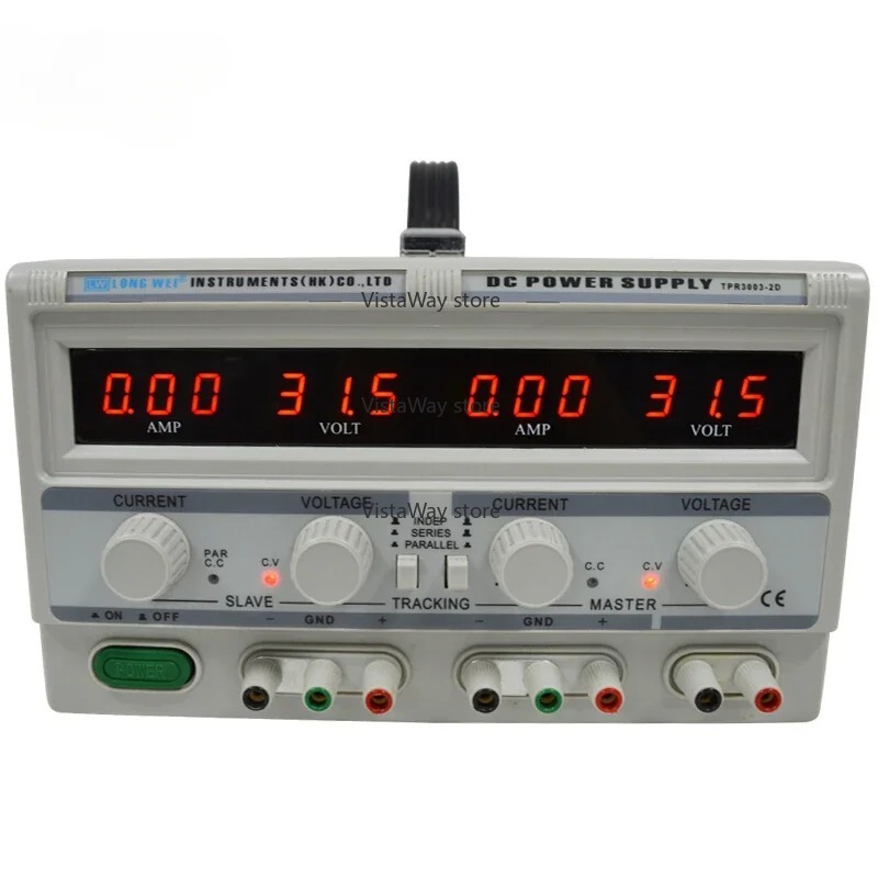 Dubbele DC-geregelde voeding L - Linear Dc Power Supply Triple Output recensie en prijs