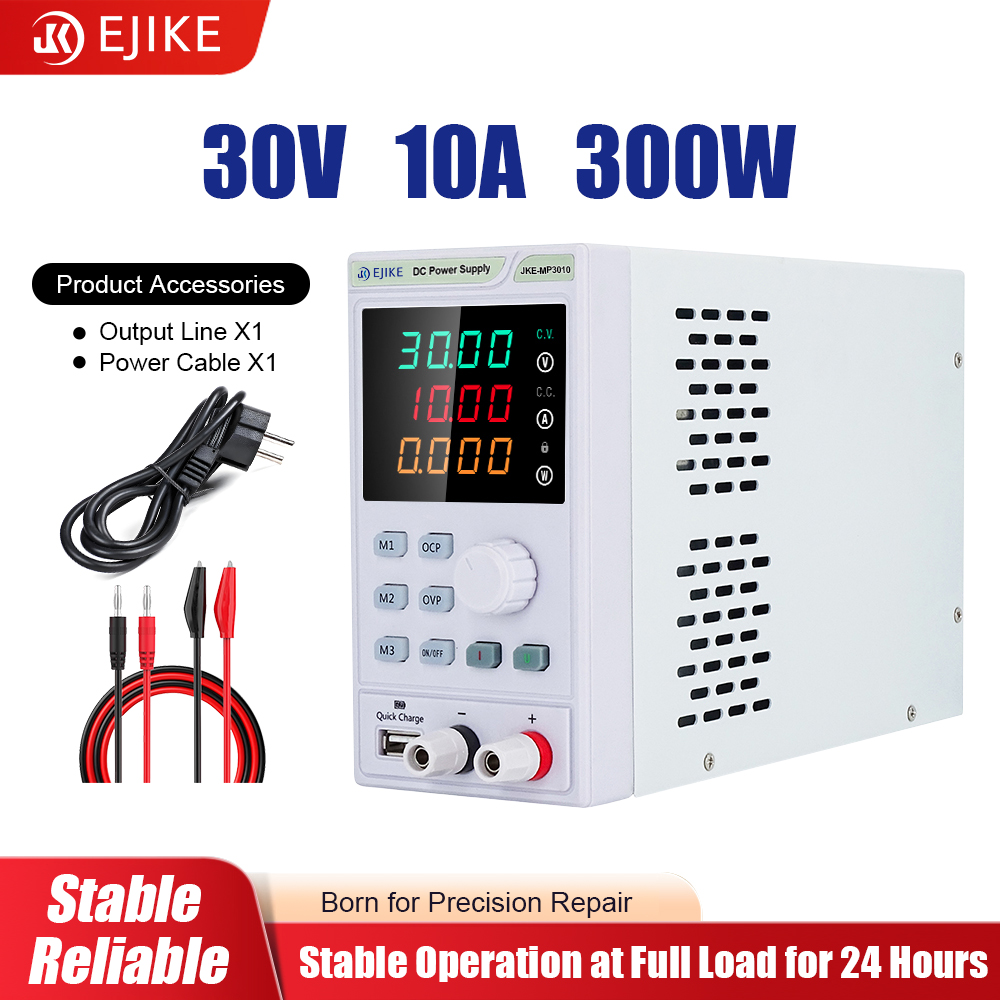EJIKE DC-voeding 300W Programm - Programmable Dc Power Supply 60V 10A recensie en prijs
